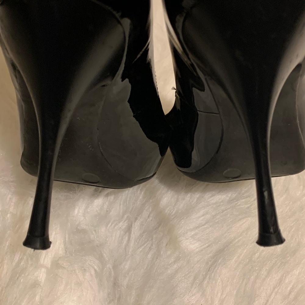 BCBGirls Black Patent Leather Heels - Picture 5 of 8